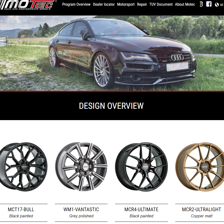 March 2017 - January 2019 > MOTEC Wheels, Ultra Wheels, artFORM Wheels